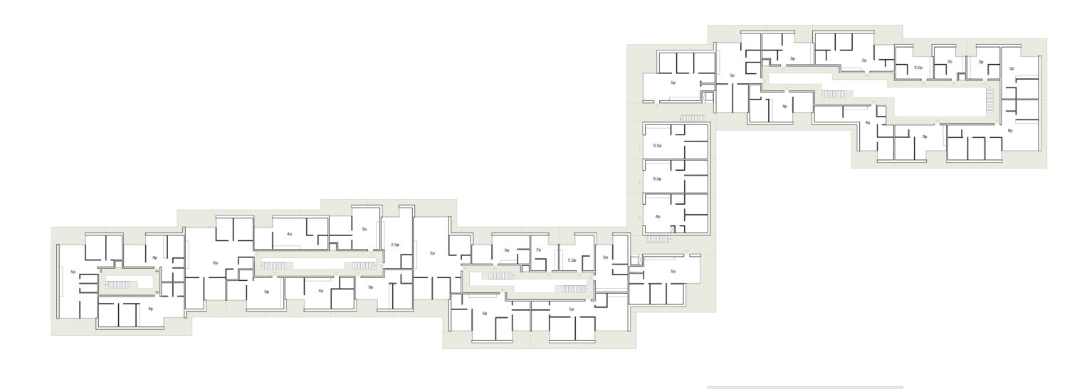 Bâtiment de logements, d’activités et parking souterrain