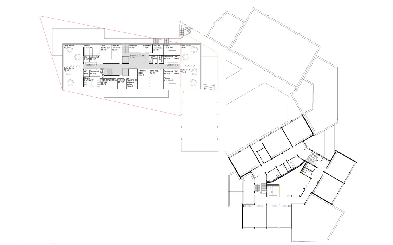 Bâtiment public «espace familles»